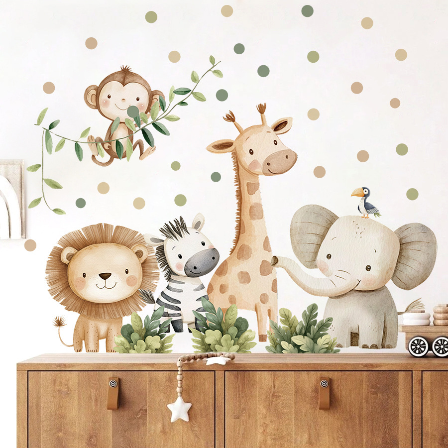 Boho Forest Animals Wall Stick - Baby Nursery Decor Girl ulasan dan harga