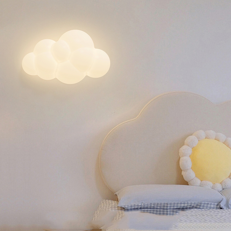 White Cloud Wall Lamps for Chi - Baby Nursery Wall Lights ulasan dan harga