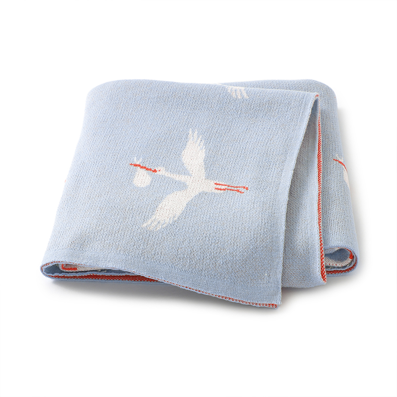 Baby Blanket Knit Infant Strol - Baby Nursery Boy ulasan dan harga