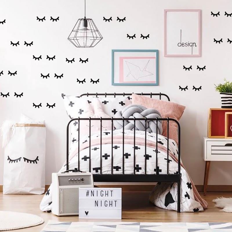 Kids Room Decoration  Eyelash  - Baby Nursery Decor Girl ulasan dan harga
